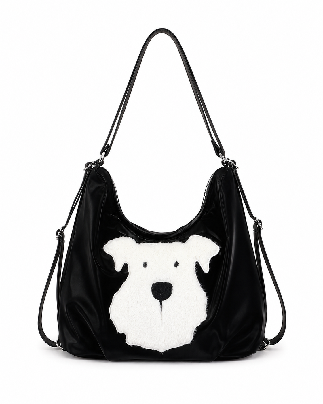 Soft Plush Puppy Shoulder Bag